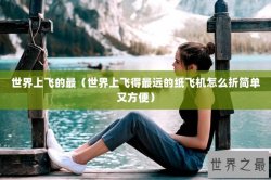 世界上飞的最（世界上飞得最远的纸飞机怎么折简单又方便）