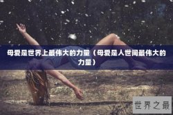 母爱是世界上最伟大的力量（母爱是人世间最伟大的力量）