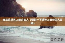 谁是这世界上最帅的人（请说一下世界上最帅的人是谁）