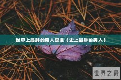 世界上最胖的男人是谁（史上最胖的男人）