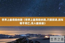 世界上最危险的路（世界上最危险的路,只能前进,刹车等于死亡,无人敢后退）