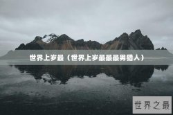 世界上岁最（世界上岁最最最男猎人）