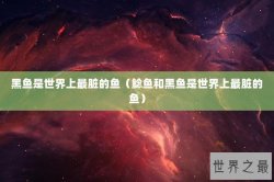 黑鱼是世界上最脏的鱼（鲶鱼和黑鱼是世界上最脏的鱼）