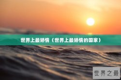 世界上最矫情（世界上最矫情的国家）