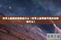 世界上最萌的动物是什么（世界上最萌最可爱的动物是什么）