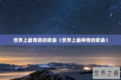 世界上最奇葩的歌曲（世界上最神奇的歌曲）