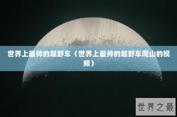 世界上最帅的越野车（世界上最帅的越野车爬山的视频）