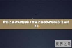 世界上最恐怖的闪电（世界上最恐怖的闪电长什么样子）
