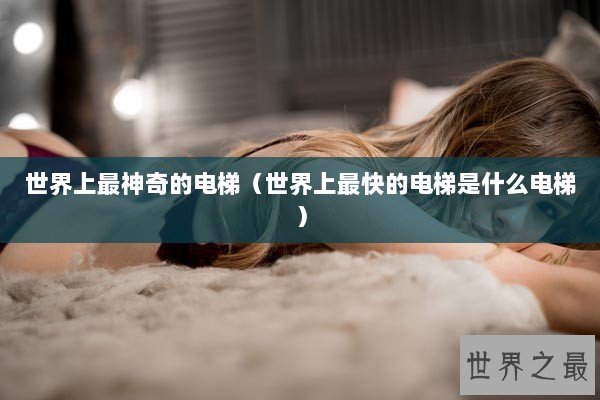 世界上最神奇的电梯（世界上最快的电梯是什么电梯）