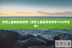 世界上最搞笑的故事（世界上最搞笑的故事1000字左右）
