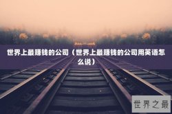 世界上最赚钱的公司（世界上最赚钱的公司用英语怎么说）