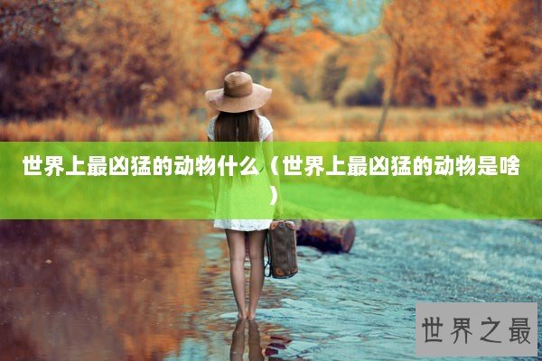 世界上最凶猛的动物什么（世界上最凶猛的动物是啥）