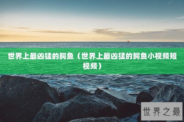 世界上最凶猛的鳄鱼（世界上最凶猛的鳄鱼小视频短视频）