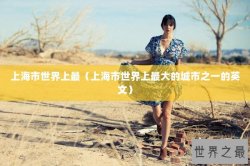 上海市世界上最（上海市世界上最大的城市之一的英文）
