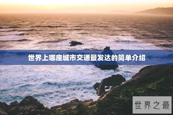 世界上哪座城市交通最发达的简单介绍