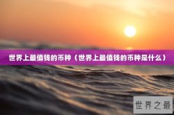 世界上最值钱的币种（世界上最值钱的币种是什么）