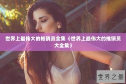 世界上最伟大的推销员全集（世界上最伟大的推销员大全集）