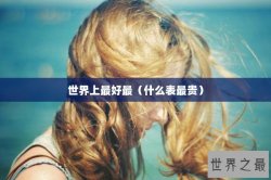 世界上最好最（什么表最贵）