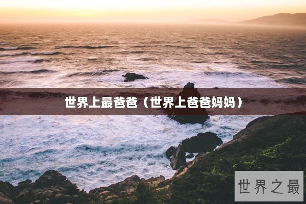 世界上最爸爸（世界上爸爸妈妈）