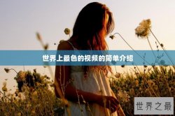 世界上最色的视频的简单介绍