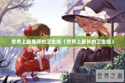 世界上最奇葩的卫生纸（世界上最长的卫生纸）