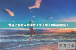 世界上最感人的诗歌（关于感人的诗有哪些）