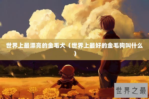 世界上最漂亮的金毛犬(世界上最好的金毛狗叫什么) 世界上最漂亮的金毛犬(世界上最好的金毛狗叫什么)