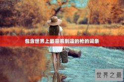 包含世界上最容易制造的枪的词条