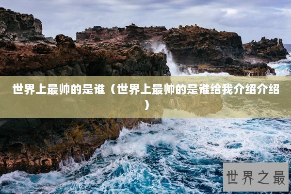 世界上最帅的是谁（世界上最帅的是谁给我介绍介绍）