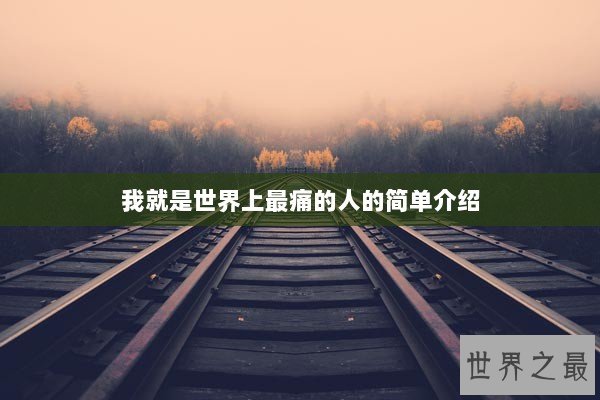 我就是世界上最痛的人的简单介绍