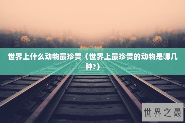世界上什么动物最珍贵（世界上最珍贵的动物是哪几种?）