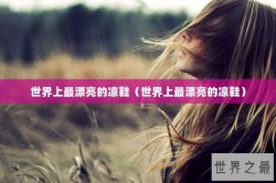 世界上最漂亮的凉鞋（世界上最漂亮的凉鞋）