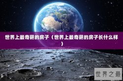 世界上最奇葩的房子（世界上最奇葩的房子长什么样）