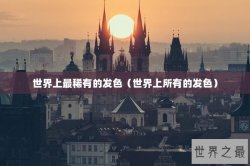 世界上最稀有的发色（世界上所有的发色）