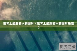 世界上最胖的人的图片（世界上最胖的人的图片是啥）