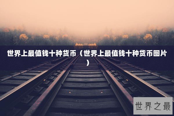 世界上最值钱十种货币（世界上最值钱十种货币图片）