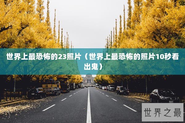 世界上最恐怖的23照片（世界上最恐怖的照片10秒看出鬼）