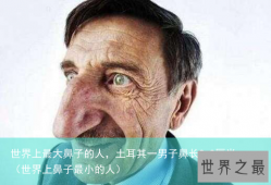 世界上最大鼻子的人，土耳其一男子鼻长8.8厘米（世界上鼻子最小的人）