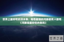世界上最好吃的淡水鱼，毒性最强的河豚都有人敢吃（河豚是最好吃的鱼吗）
