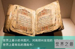 世界上最小的书图片，河南郑州发现的《可兰经》（世界上最有名的漫画书）