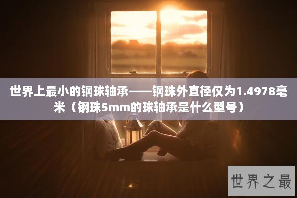 世界上最小的钢球轴承——钢珠外直径仅为1.4978毫米(钢珠5mm的球轴承是什么型号) 世界上最小的钢球轴承——钢珠外直径仅为1.4978毫米(钢珠5mm的球轴承是什么型号)