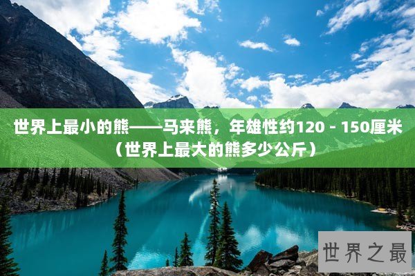 世界上最小的熊——马来熊，年雄性约120 - 150厘米（世界上最大的熊多少公斤）