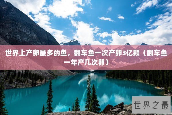 世界上产卵最多的鱼，翻车鱼一次产卵3亿颗（翻车鱼一年产几次卵）