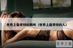 世界上最奇特的厕所（世界上最奇特的人）