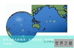 世界上最大的海洋：太平洋海洋（世界最大的海洋是太平洋吗）