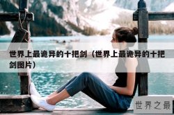 世界上最诡异的十把剑（世界上最诡异的十把剑图片）