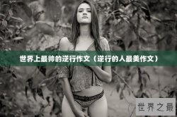世界上最帅的逆行作文（逆行的人最美作文）
