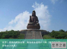 世界上最高的观音坐像，南海观音通高61.9米（南海观音菩萨有多少米高）
