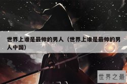 世界上谁是最帅的男人（世界上谁是最帅的男人中国）