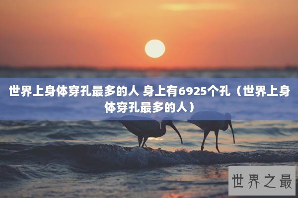 世界上身体穿孔最多的人 身上有6925个孔（世界上身体穿孔最多的人）